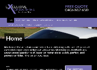 Exclusive Tint & Car Detailing's website