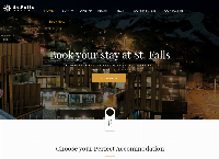 St. Falls Resort's website