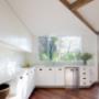 Clean lines, modern kitchen - Secluded Beach House