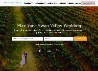 Swan Valley Weddings's website