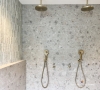 Shower rail installation