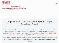 Splatt Lawyers Sunshine Coast's website