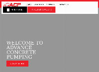 Advance Concrete Pumping's website