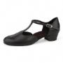 Black cuban heel dance shoes