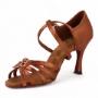 Brown dance shoes