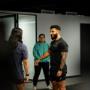 Personal trainer Moe, with his client