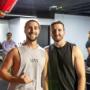 Our personal training clients enjoying our community event during a fundraiser