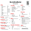 Food &amp; Drinks Menu