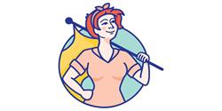 The Banner Lady