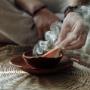 Smudging.