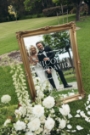 Mirror wedding welcome sign