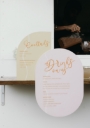 Wedding drinks menu