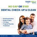 “No Gap” or $189 dental check-up & clean