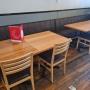 Newly recovered furniture for the Woolpack