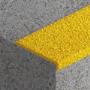 Yellow Fibre Glass On Concrete