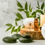 Grounded Healing massage Hot Stones, Oil, Candle and Towel, Grounded Healing Northern Beaches