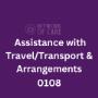Services - Assistance with Travel/Transport Arrangements
