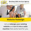 Custom website re-design