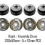 Knott 112 PCD -200mm drum