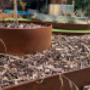 Redcor-corten-ring-display - Lawn Edging