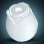 InYa The Rose - Glow In The Dark Clitoral Air Pulsation Stimulator - White