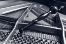 piano tuning hammer with grand piano