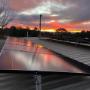 Solar Panels at sunset