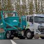 skip bin truck