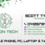 Scott's business card