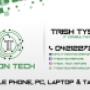 Trish's business card