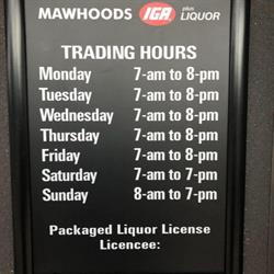 Mawhood's Cootamundra SUPA IGA Plus Liquor