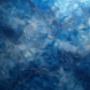 A Venetian plaster wall in varying shades of deep blue resembling ocean waves in Sydney
