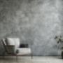 matte Venetian plaster wall in Sydney in a cool concrete grey