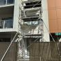 Aluminium Scaffolding used for a residential project in Melbourne Victoria