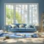 Freshly painted living room interior in Parramatta