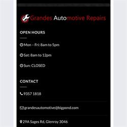 Grande’s Automotive Repairs