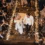 ceremony isle with Bride and Groom walking down it at Peterson house Hunter Valley by Thierry Boudan Photography