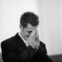 groom emotional at ceremony as bride walks down the isle in a Newcastle wedding by Thierry Boudan Photography