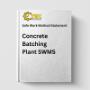 Concrete Batching Plant SWMS