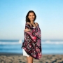Frangipani Travel Towel