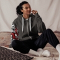 Eco Zip Hoodie-Peaky - Model