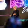 Trish Hammond speaking at the Sciton® Rockstar Event