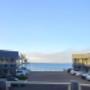 Exterior of beachfront motel