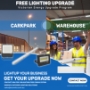 Commercial lighting floodlights batten