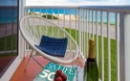 Balcony dining at Port Elliot holiday accommodation