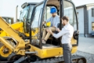 Project manager shows equipment
