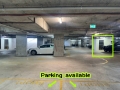 carpark spots and lift