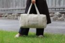 Durable hemp duffle bag for travel