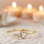 infinity heart bracelet