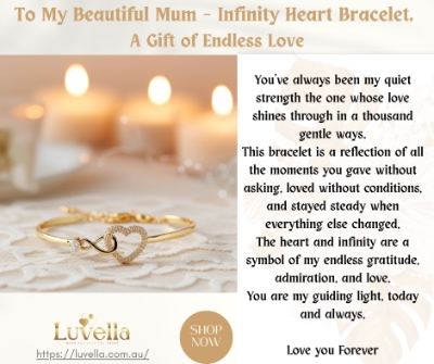 Mother Daughter Infinity Heart Bracelet – Forever Between Us